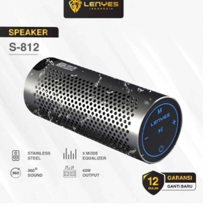 SPEAKER LENYES S812 W/L BT V5.0 WITH AUX 3.5MM/TF/ 40W IPX5 TYPRE-C CHARGEABLE 5